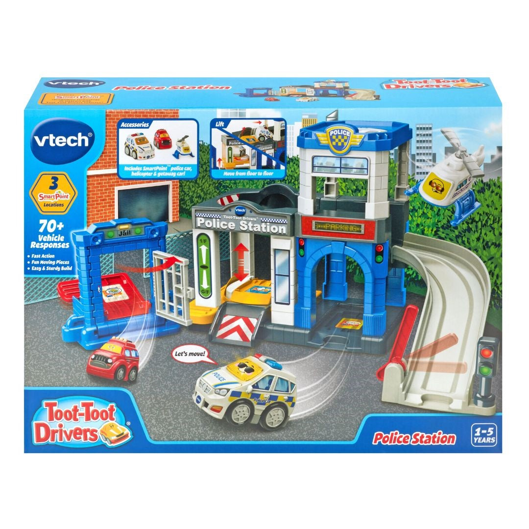 Vtech Toot-Toot Drivers Police Station Playset - Medaid International