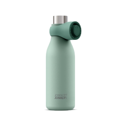 Joseph Joseph Loop™ 500ml Stainless-steel Vacuum Insulated Water Bottle Green - Medaid