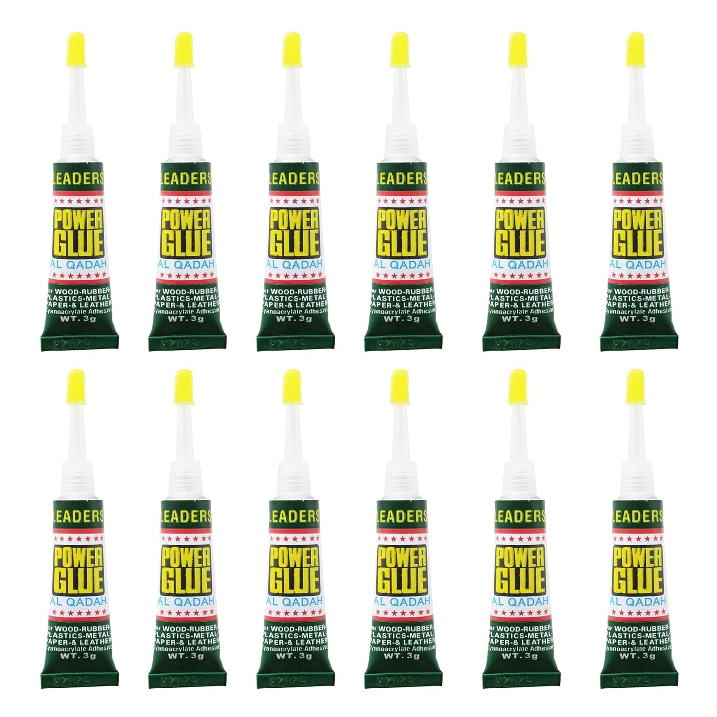 Super Glue 2.5g per Tube - Fast Dry Instant Bonding - Strong Adhesion Liquid Glue with Precision Applicator - Pack of 12 - Medaid