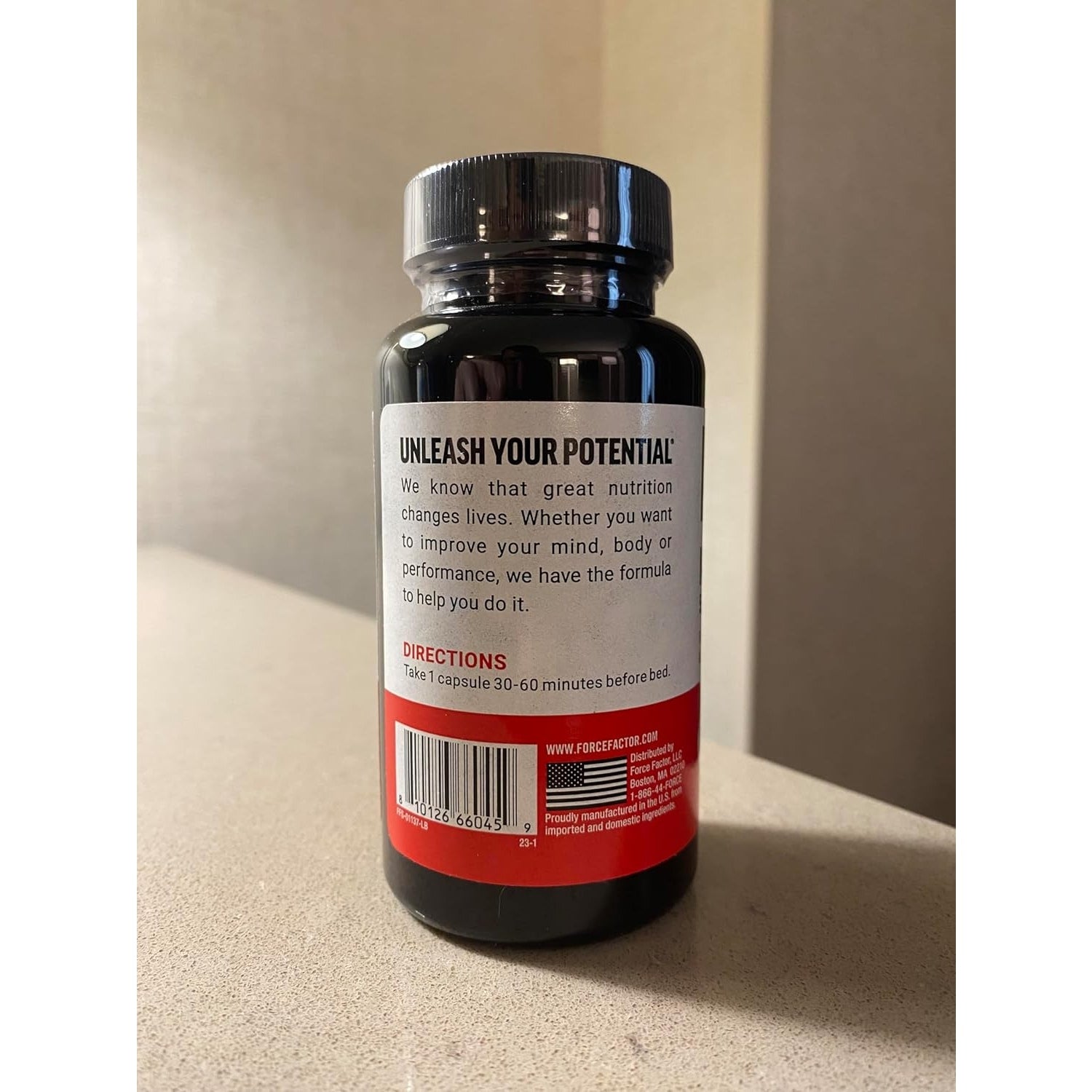 FORCE FACTOR Melatonin 5mg, Drug-Free Supplement, Vegan, Non-GMO, 60 Vegetable Capsules - Medaid
