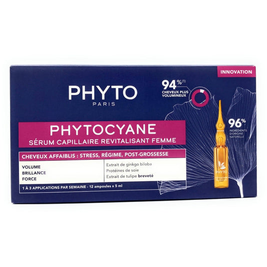 PhytoCyane Anti-Hairloss Ampoule Women- 12 Vials*5 - Medaid