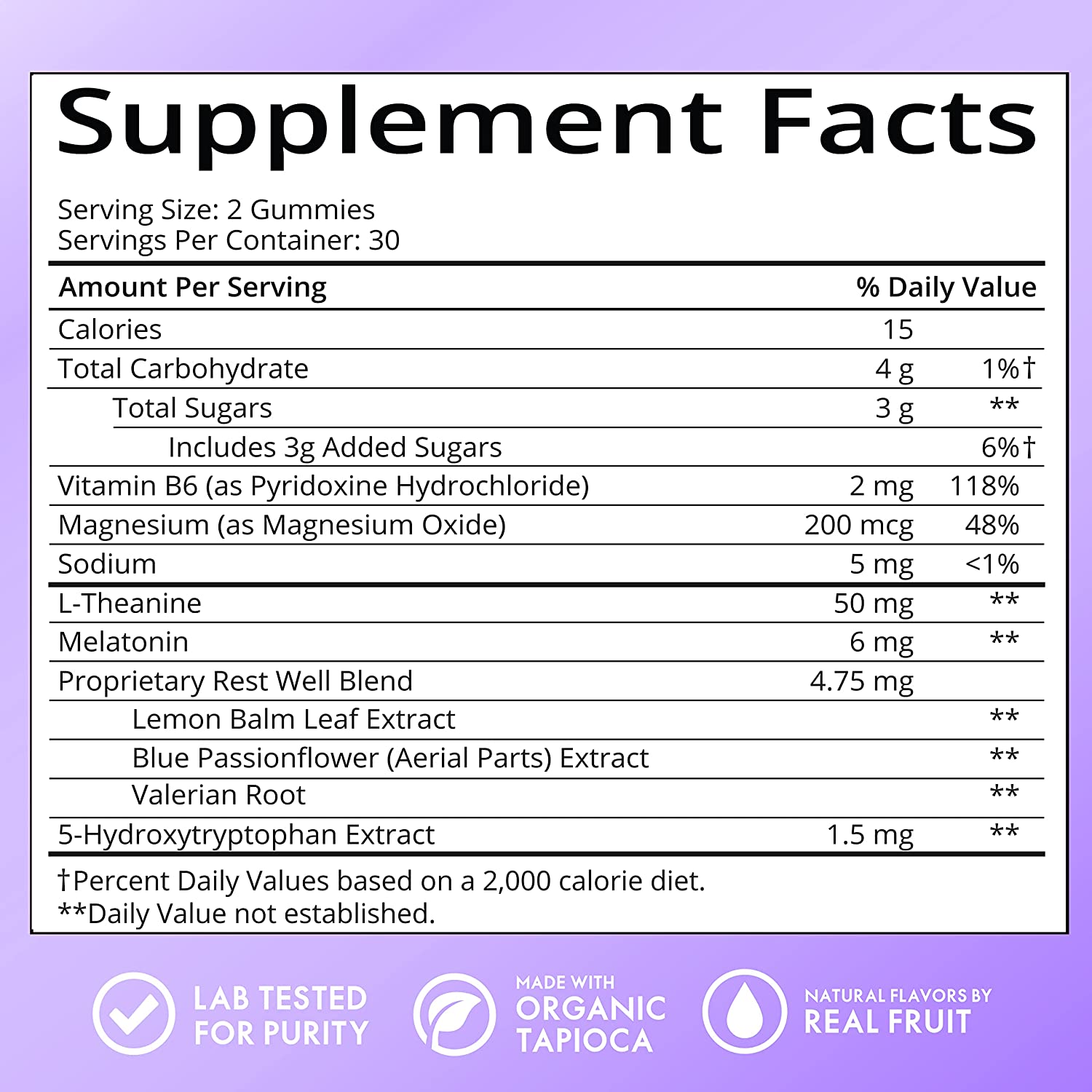 Sugarbear - Sleep Deep 5‑HTP Vitamin Gummies | 60 Gummies - Medaid