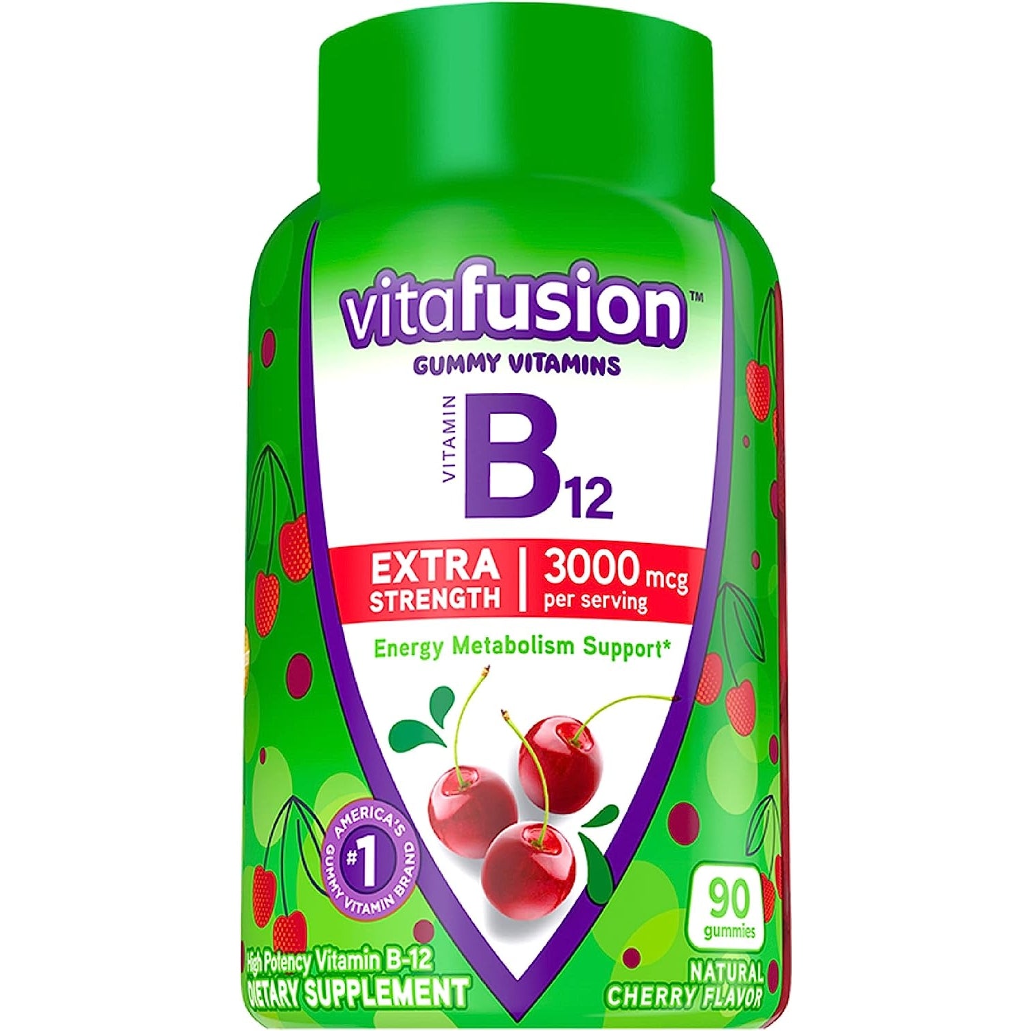 Vitafusion Extra Strength Vitamin B12 Gummy Vitamins - 90 Count - Medaid - Lebanon