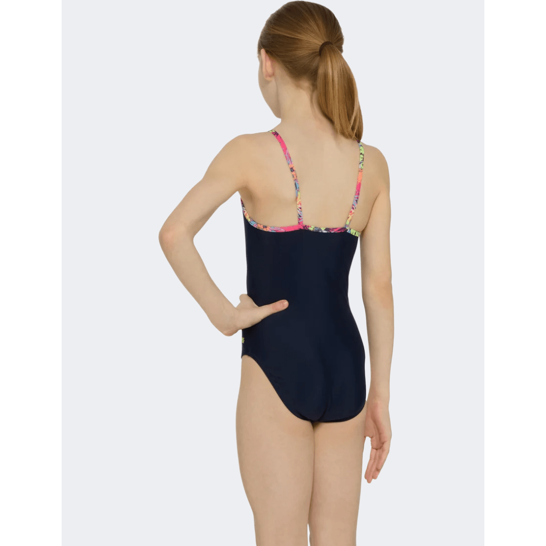 Zoggs Classicback Girls Swim Monokini Navy - Medaid