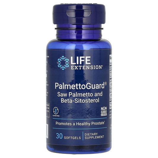Life Extension, PalmettoGuard, Saw Palmetto and Beta-Sitosterol, 30 Softgels - Medaid