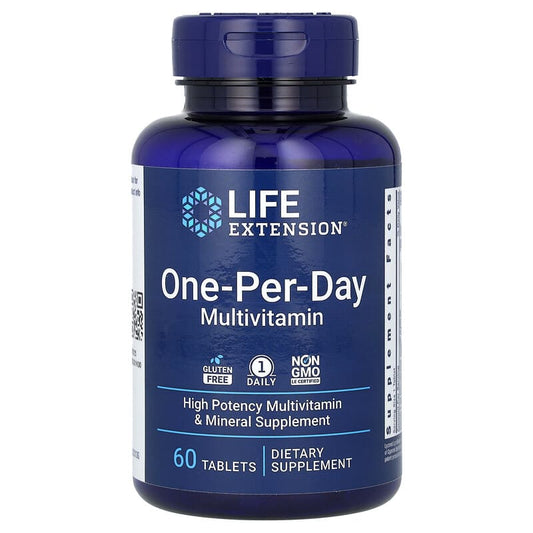 Life Extension, One-Per-Day Multivitamin, 60 Tablets - Medaid