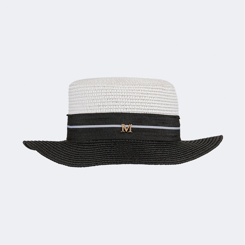Top Ten Stylish Women Beach Cordobes Hat Black/White - Medaid International
