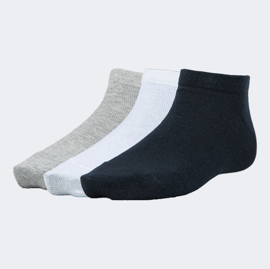 Top Ten Soft Unisex Lifestyle Socks Black/White/Grey - Medaid