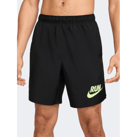Nike Challenger Run Energy Men Running Short Black - Medaid
