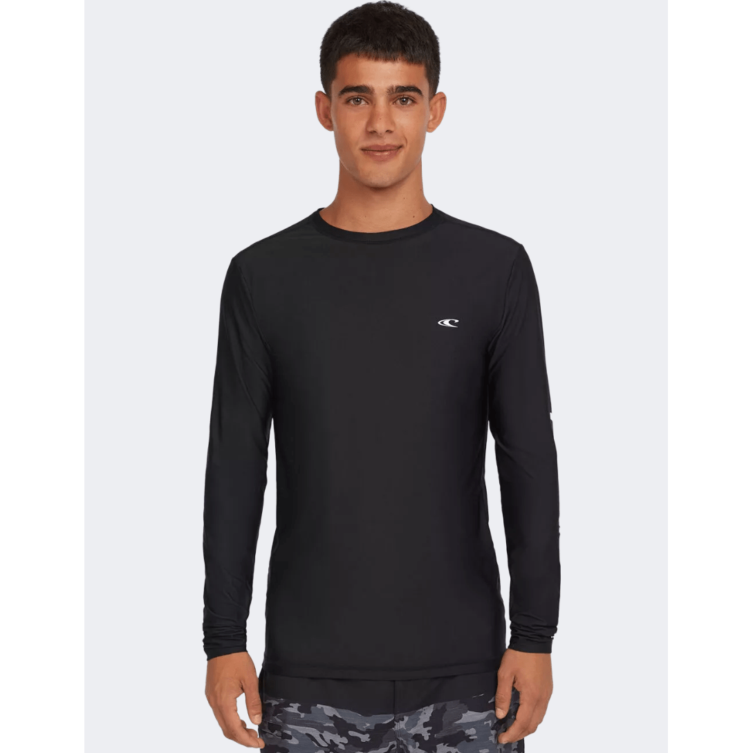 Oneill Essentials Skin Men Beach Rashguard Black - Medaid International