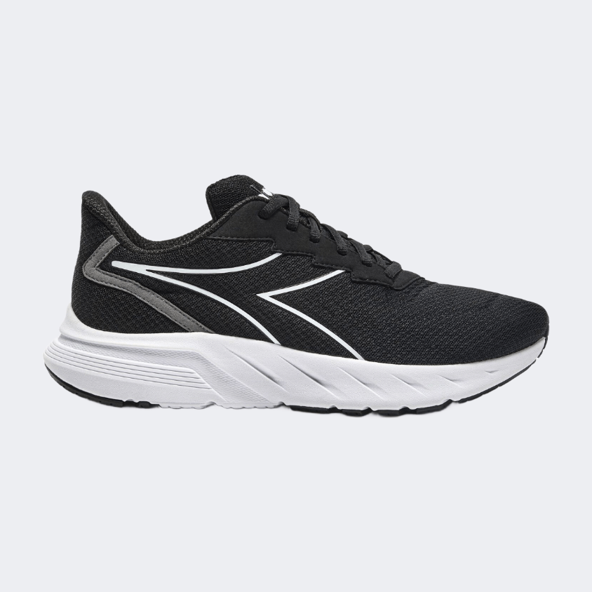 Diadora Passo 4 Men Running Shoes Black/White - Medaid International
