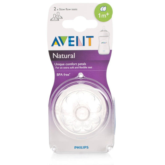 Natural 2 teat with Assorted Flow 1m+ Slow - Medaid International