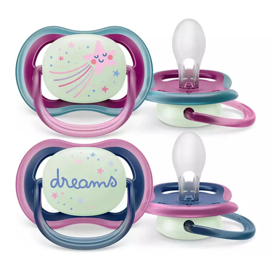 Ultra Air Night Time Soother 6-18m Pack of 2 Dreams - Medaid International
