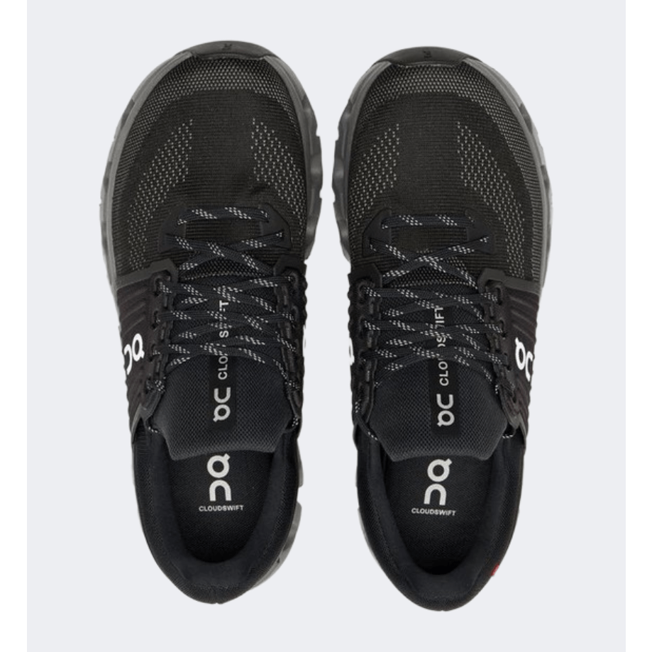 On Cloudswift 4 Ad Men Running Sneakers Black/Rock - Medaid