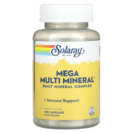 Solaray, Mega Multi Mineral, 100 Capsules - Medaid