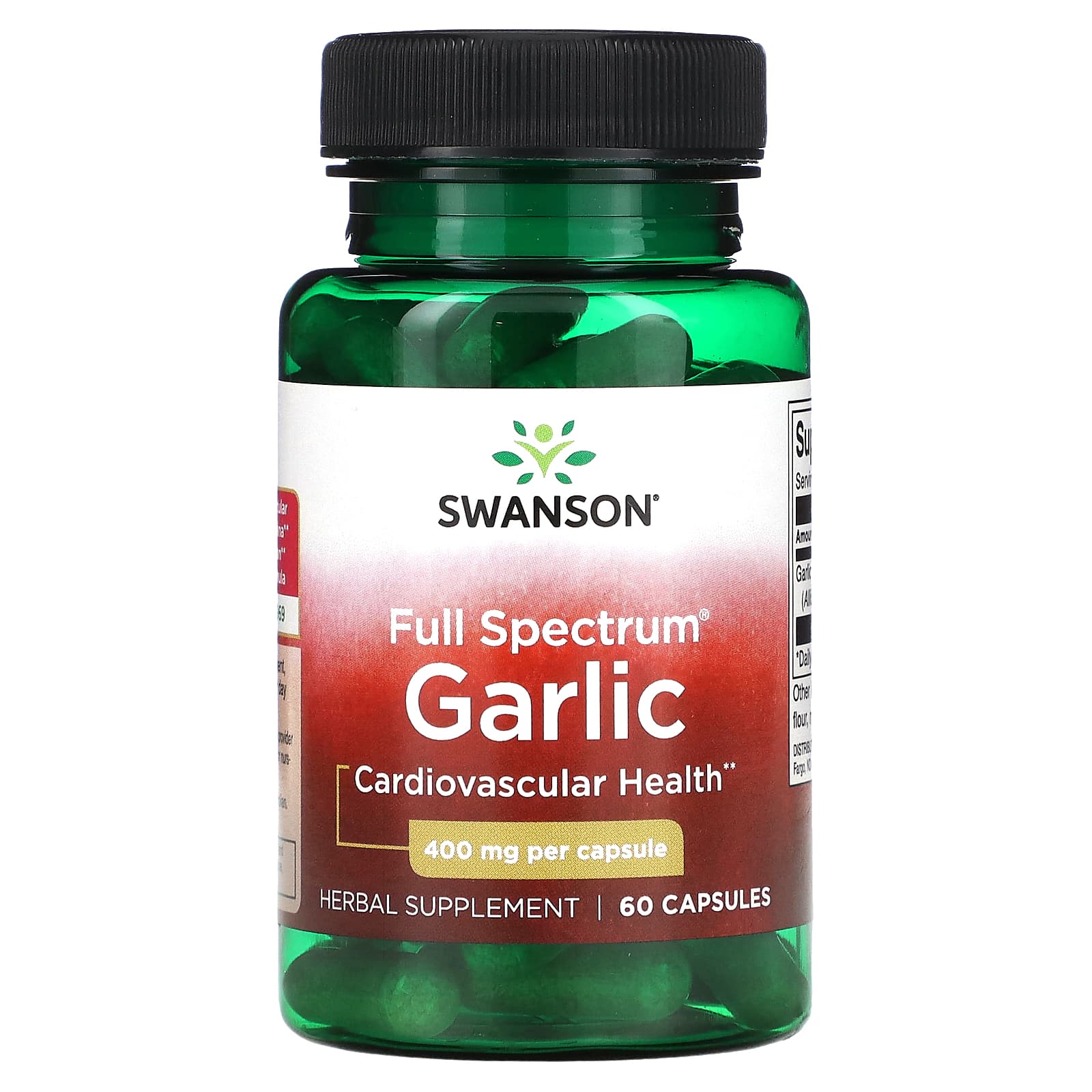 Swanson, Full Spectrum Garlic, 400 mg, 60 Capsules - Medaid
