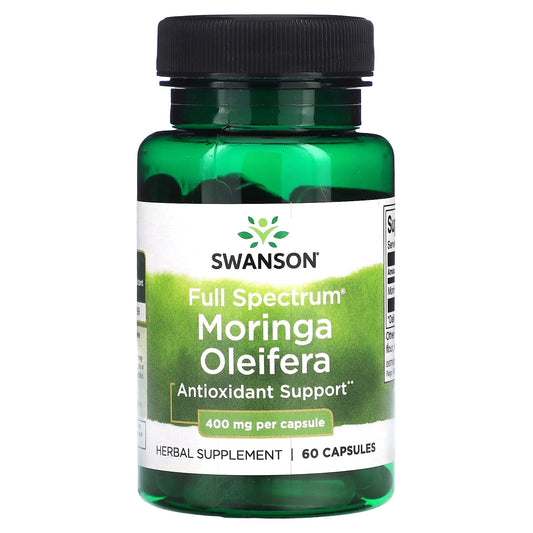 Swanson, Full Spectrum Moringa Oleifera, 400 mg, 60 Capsules - Medaid