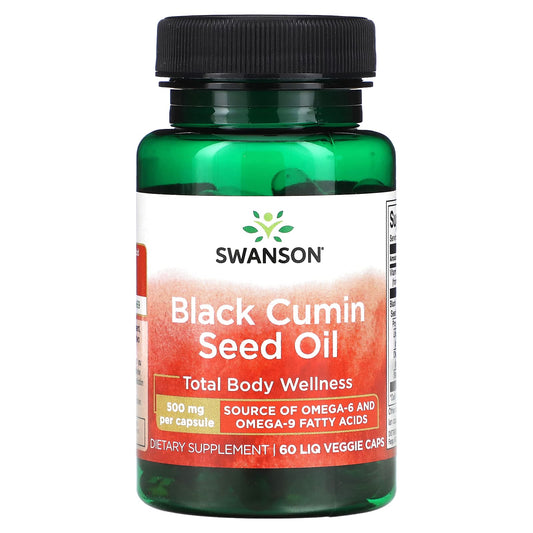 Swanson, Black Cumin Seed Oil, 500 mg, 60 Veggie Caps - Medaid