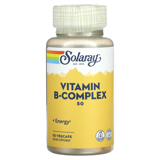 Solaray, Vitamin B-Complex, 50 mg, 50 VegCaps - Medaid