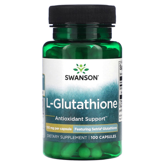 Swanson, L-Glutathione, 100 mg, 100 Capsules - Medaid