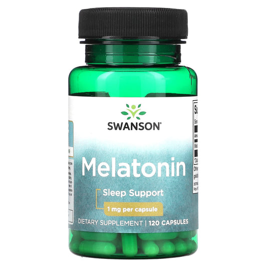 Swanson, Melatonin, 1 mg, 120 Capsules - Medaid