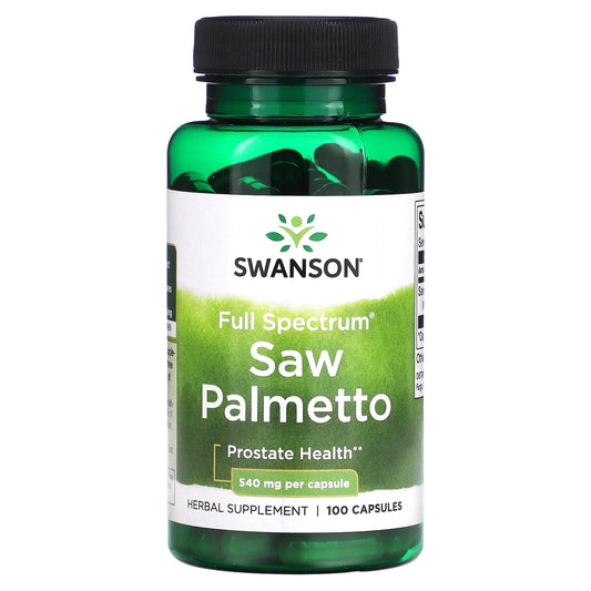 Swanson, Saw Palmetto, 540 mg, 100 Capsules - Medaid