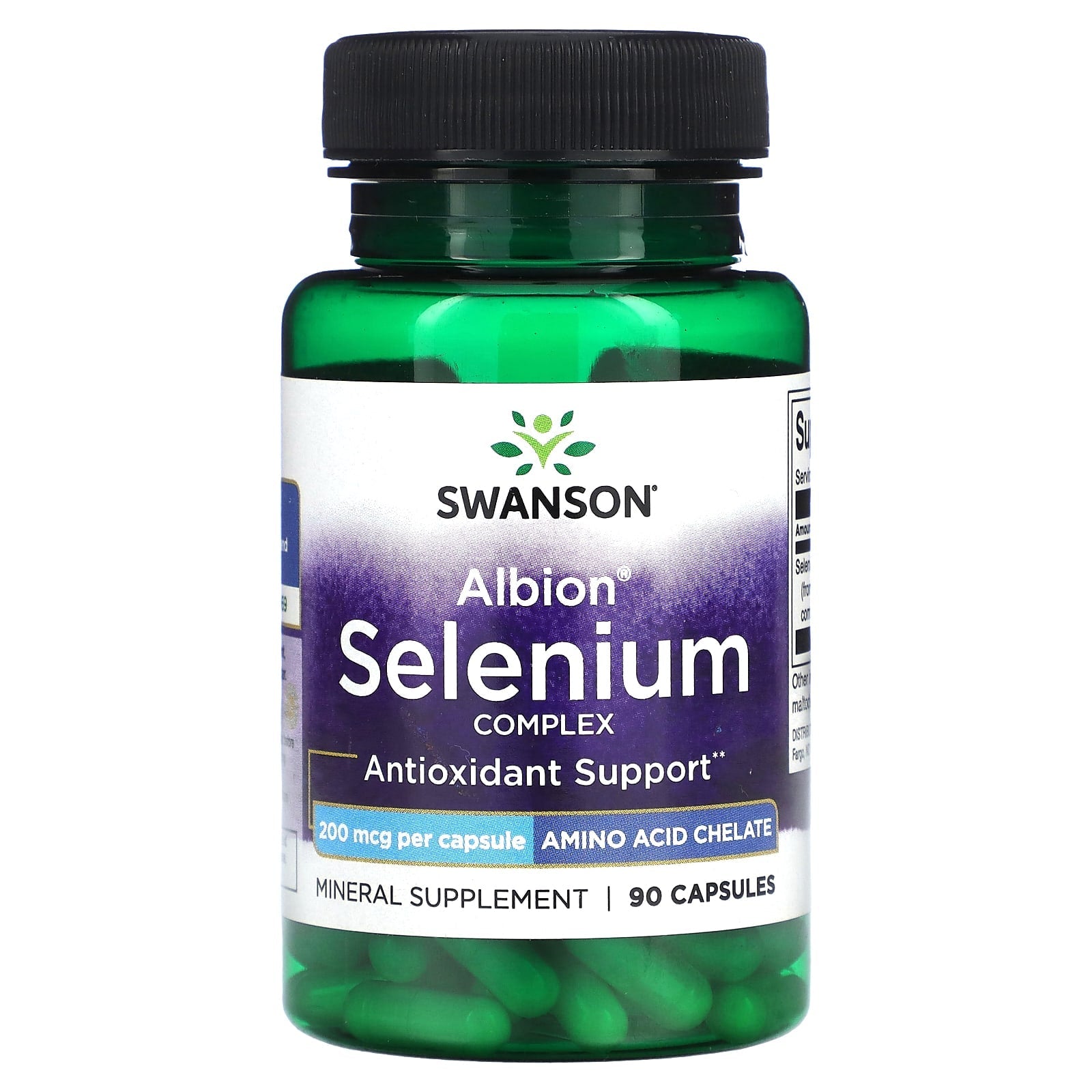 Swanson, Albion Selenium Complex, 200 mcg , 90 Capsules - Medaid