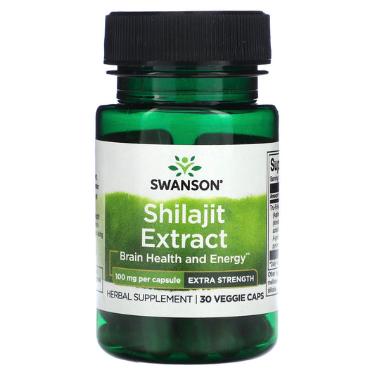 Swanson, Shilajit Extract, 100 mg, 30 Veggie Caps - Medaid