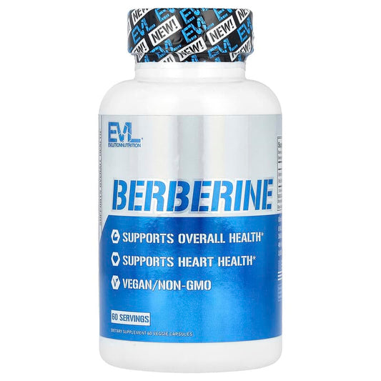 EVLution Nutrition, Berberine, 500 mg, 60 Veggie Capsules - Medaid