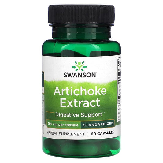 Swanson, Artichoke Extract, 250 mg , 60 Capsules - Medaid