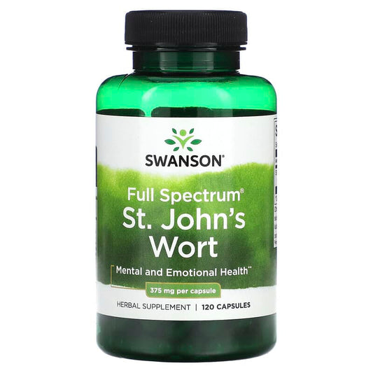 Swanson, Full Spectrum St. John's Wort, 375 mg , 120 Capsules - Medaid