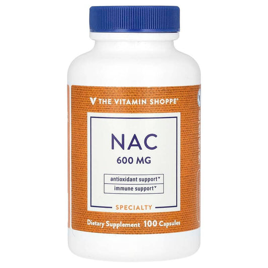 The Vitamin Shoppe, NAC, 600 mg, 100 Capsules - Medaid