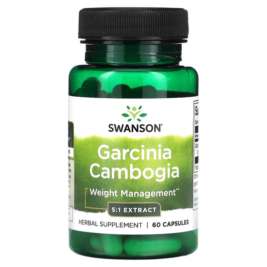 Swanson, Garcinia Cambogia 5:1 Extract, 60 Capsules - Medaid