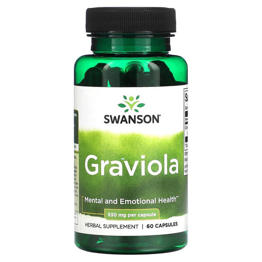 Swanson, Graviola, 530 mg, 60 Capsules - Medaid
