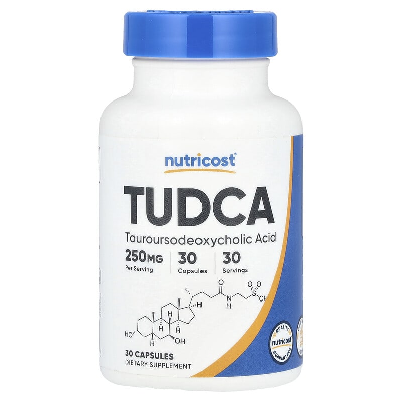 Nutricost, TUDCA, 250 mg, 30 Capsules - Medaid