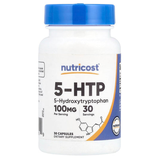 Nutricost, 5-HTP, 100 mg, 30 Capsules - Medaid