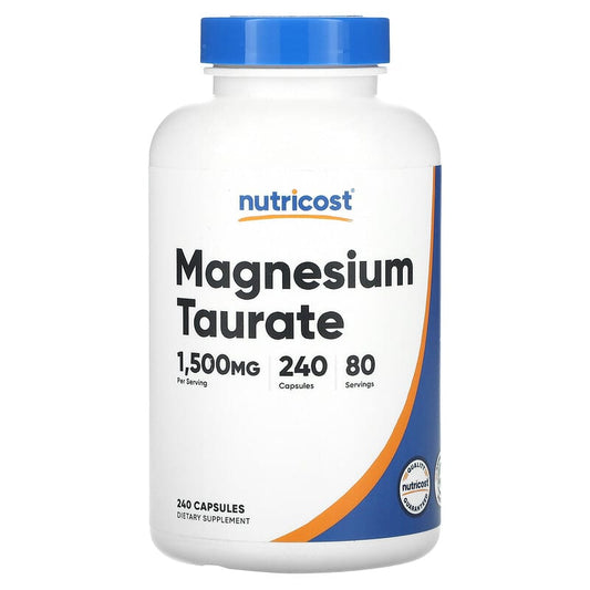 Nutricost, Magnesium Taurate, 1,500 mg , 240 Capsules - Medaid