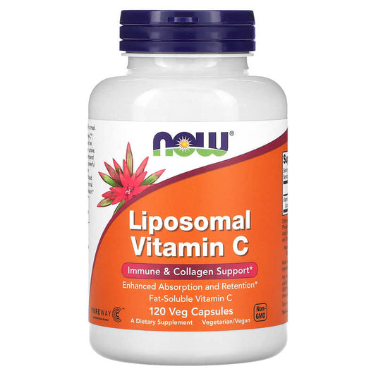 NOW Foods, Liposomal Vitamin C, 1,000 mg, 120 Veg Capsules - Medaid International