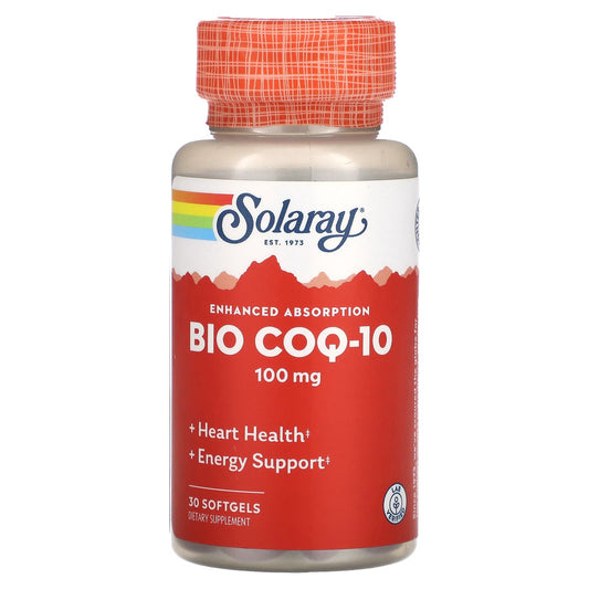 Solaray, Bio COQ-10, 100 mg, 30 Softgels - Medaid