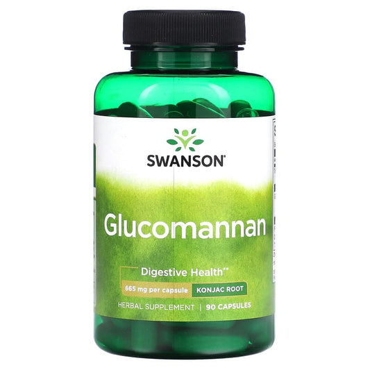 Swanson, Glucomannan, 665 mg, 90 Capsules - Medaid