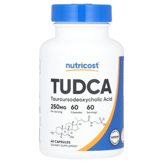 Nutricost, TUDCA, 250 mg, 60 Capsules - Medaid