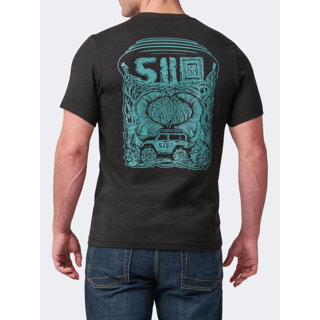 5-11 Sedona Poster Men Tactical T-Shirt Black - Medaid