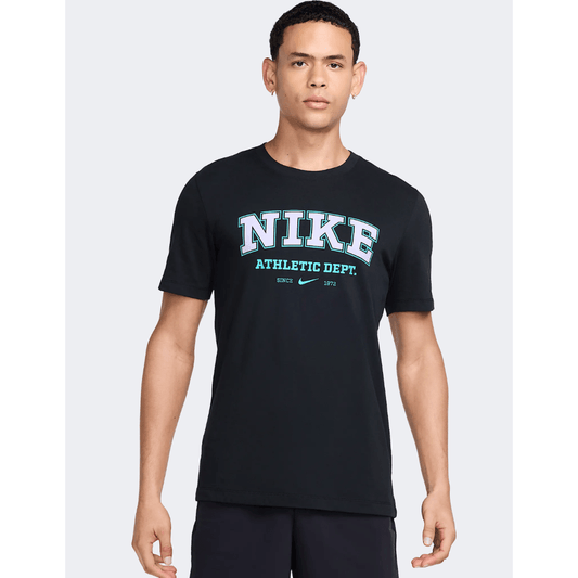 Nike Dri-Fit HBR Print Men Training T-Shirt Black - Medaid