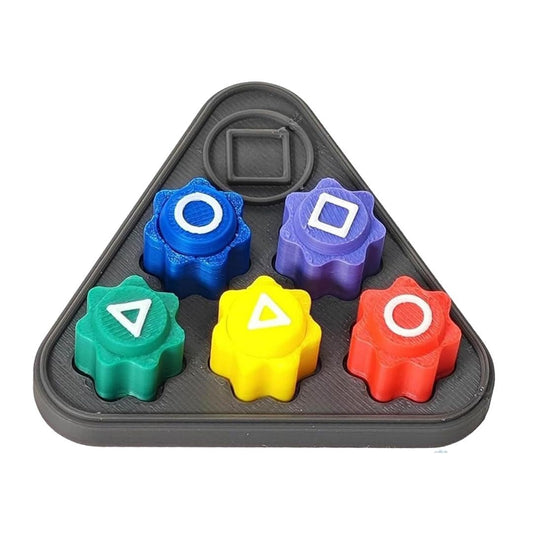XO Triangle Fidget Gonggi Game - Medaid International