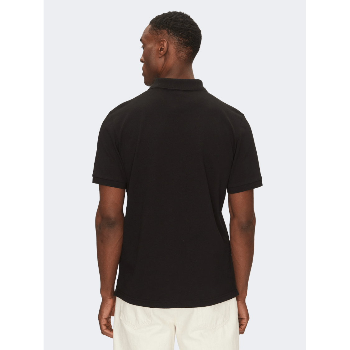 The North Face Essential Men Lifestyle Polo Short Sleeve Black - Medaid International