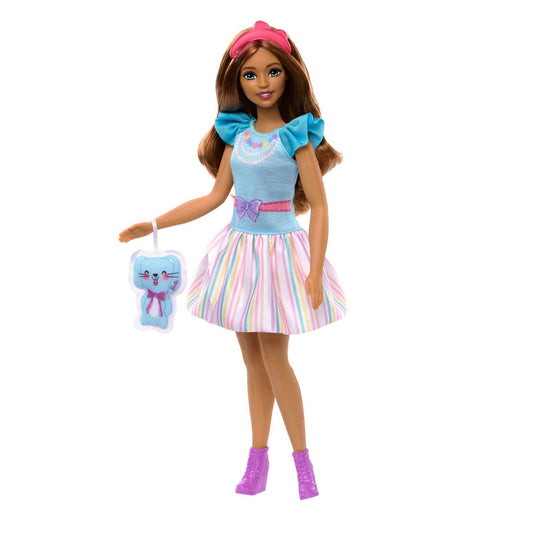 My First Barbie Brunette with Kitten - Medaid International