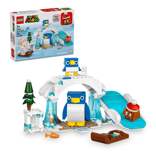 Super Mario   Penguin Family Snow Adventure Expansion Set, 228 pcs - Medaid International
