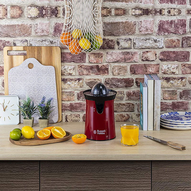 Russell Hobbs Desire Citrus Press - Juicer - Electric, 2 accessories, 60 W, Red - Medaid