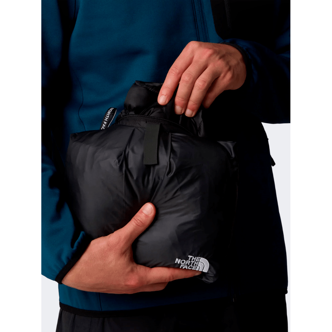 The North Face Huila Synthetic Men Hiking Vest Black/Asphalt Grey - Medaid
