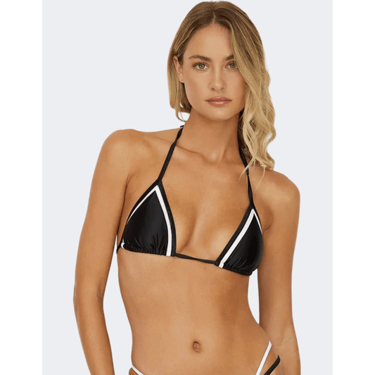 Pq Swim Raven Tri Top Women Beach Bra Black - Medaid